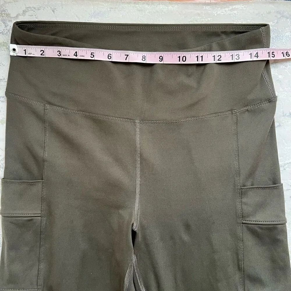 Eddie Bauer Green Cargo Style Leggings - Picture 5 of 11